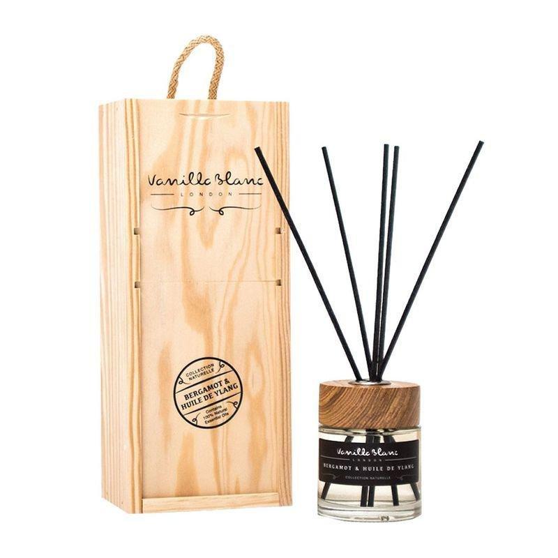 VANILLA BLANC - Vanilla Blanc Bergamot & Huile De Ylang Oil of Ylang Natural Reed Diffuser