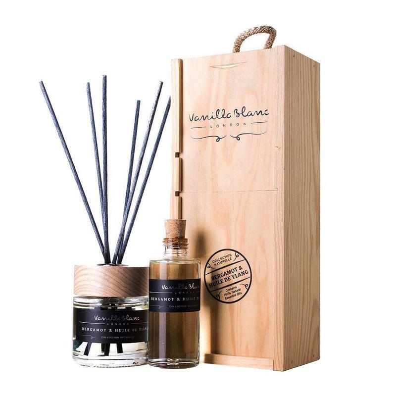 VANILLA BLANC - Vanilla Blanc Bergamot & Huile De Ylang Oil of Ylang Natural Reed Diffuser