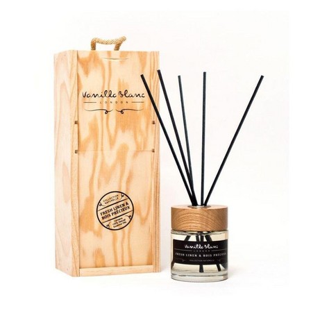 VANILLA BLANC - Vanilla Blanc Fresh Linen & Bois Precieux Precious Woodnatural Reed Diffuser
