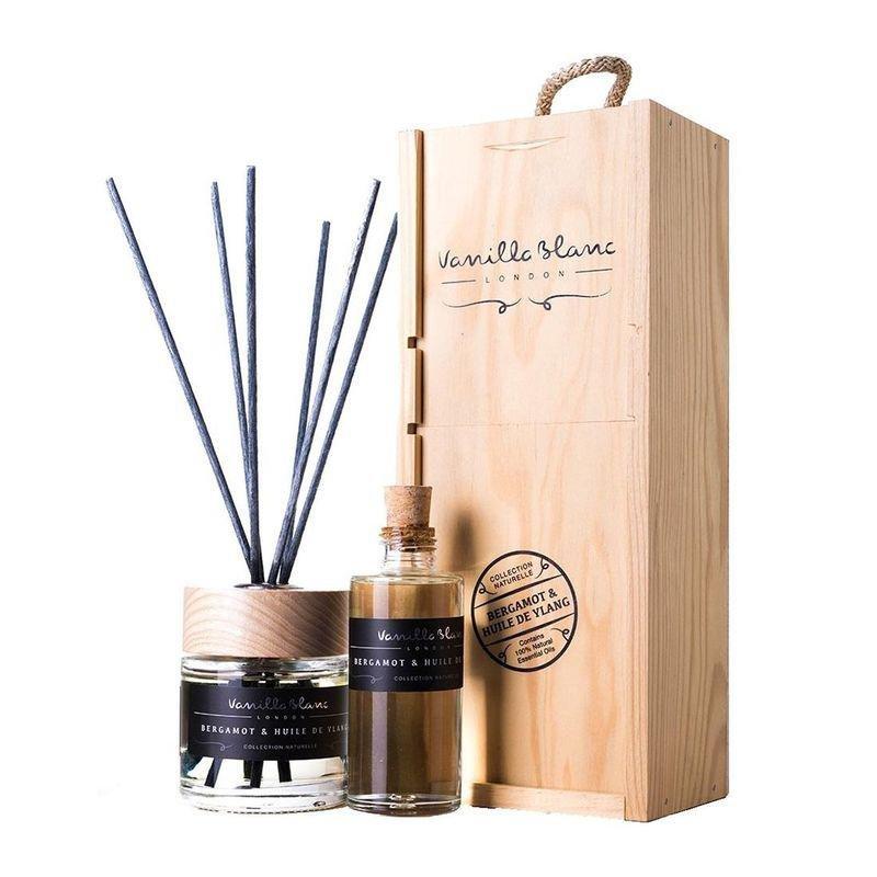 Vanilla Blanc Reed Diffuser Gift Set Complete With Refill, , large image number 0