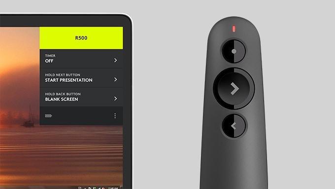 Logitech R500 Laser Presentation Remote Graphite, , large image number 8
