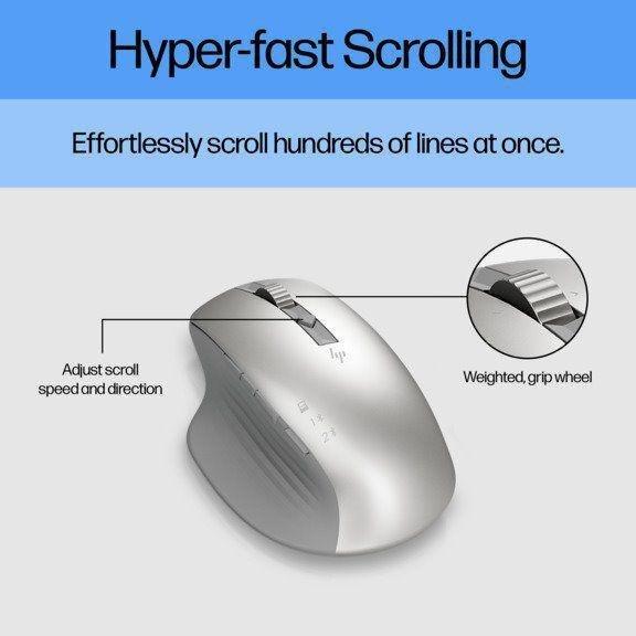 HP 930 Creator Wireless Mouse - Silver, , large image number 2