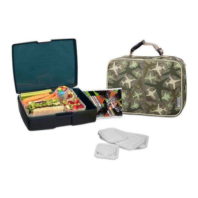 Bentology Insulated Lunch Tote Jets, , large image number 1