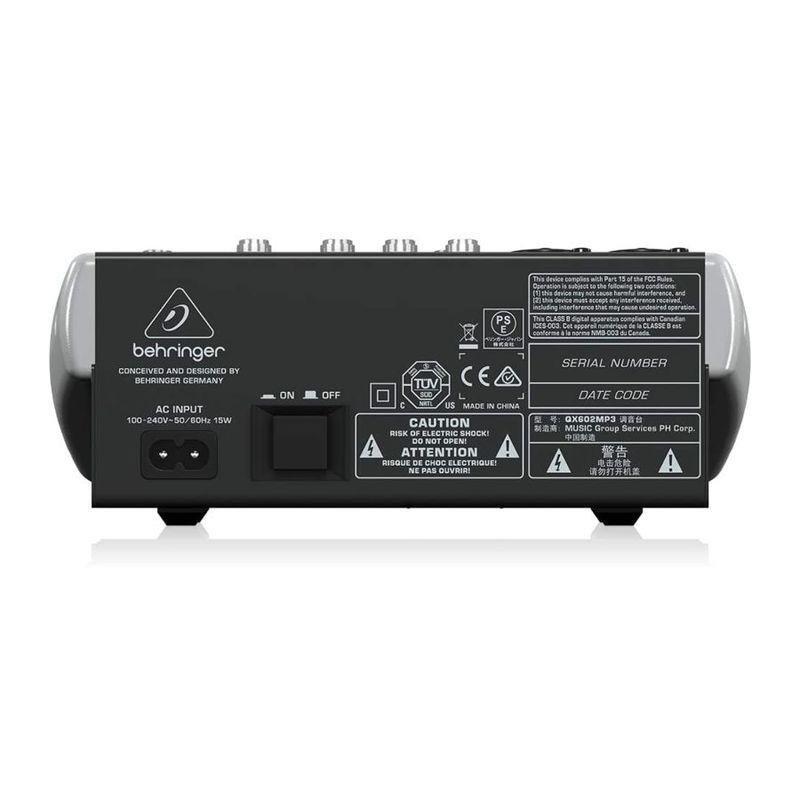 Behringer QX602-MP3 6 Channels Mixer, , large image number 3