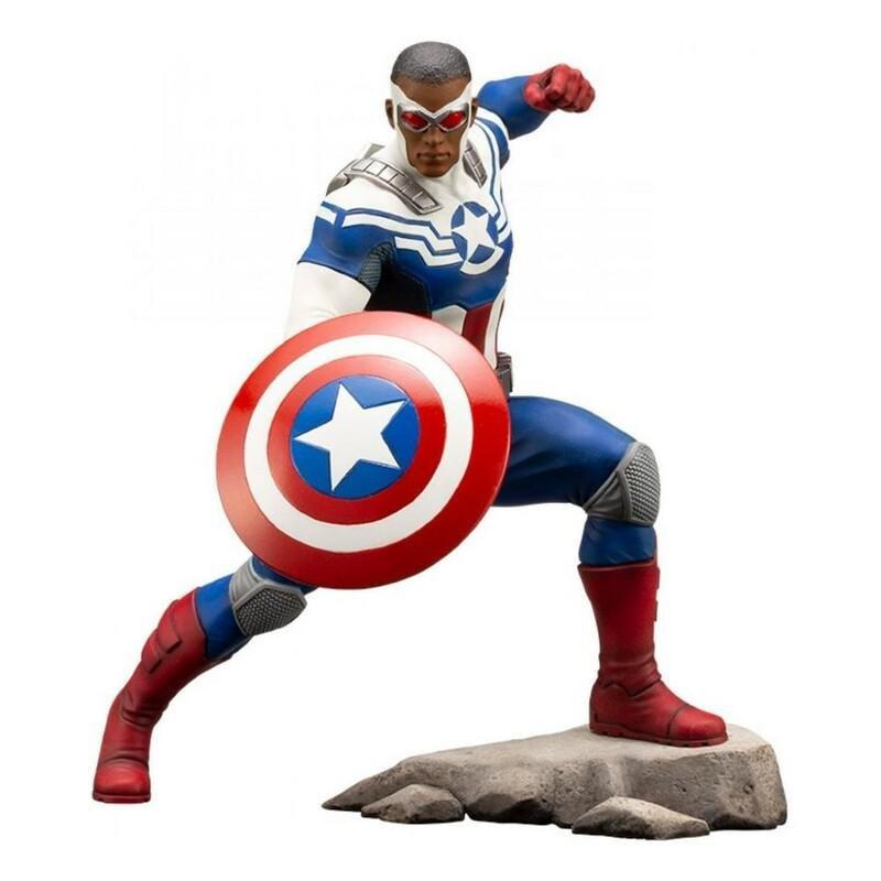 Kotobukiya Artfx+ Avengers Captain America Sam Wilson 1/9 Statue, , large image number 0
