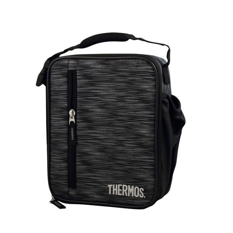 Thermos Upright Boy's Lunch Bag Black/Gray, , large image number 0