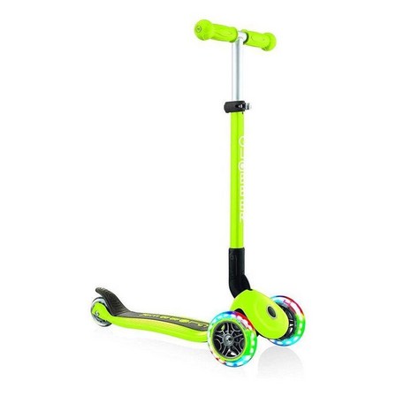 GLOBBER - Globber Primo Foldable Scooter with Lights - Lime Green