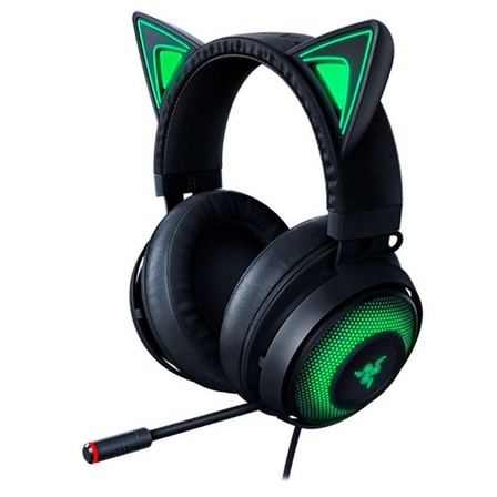 RAZER - Razer Kraken Kitty Edition Gaming Headphones Black