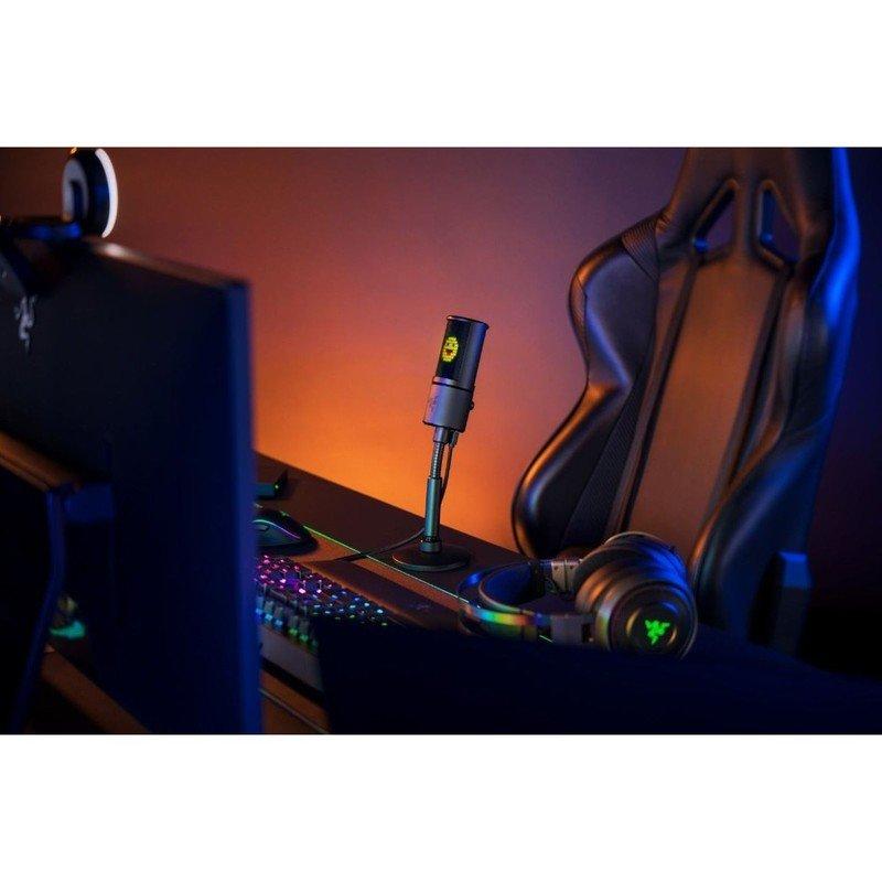 Razer Seiren Emote Streaming Condenser Microphone - Black, , large image number 1