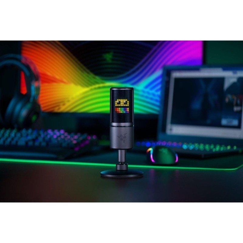 Razer Seiren Emote Streaming Condenser Microphone - Black, , large image number 5