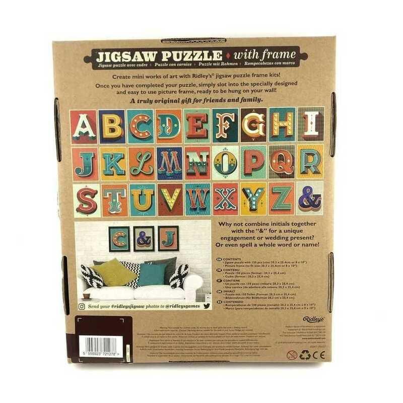 Ridleys Alphabet Jigsaw Puzzle with Frame Letter E, , large image number 1