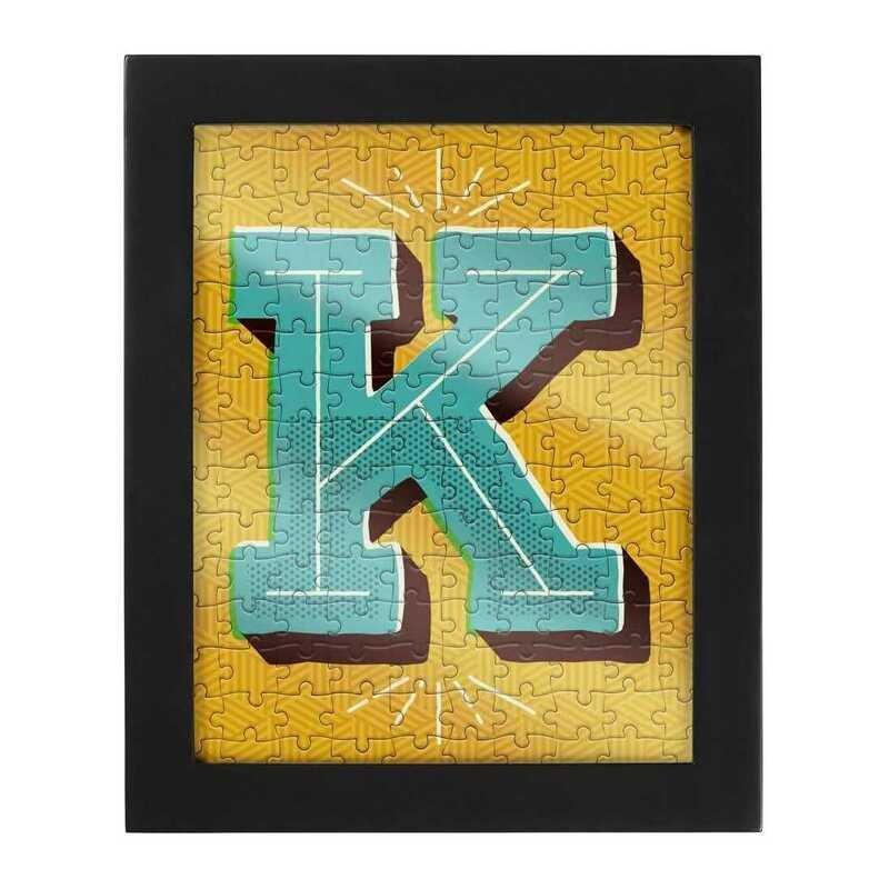 Ridleys Alphabet Jigsaw Puzzle with Frame Letter K, , large image number 0