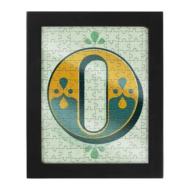 Ridleys Alphabet Jigsaw Puzzle with Frame Letter O, , large image number 0