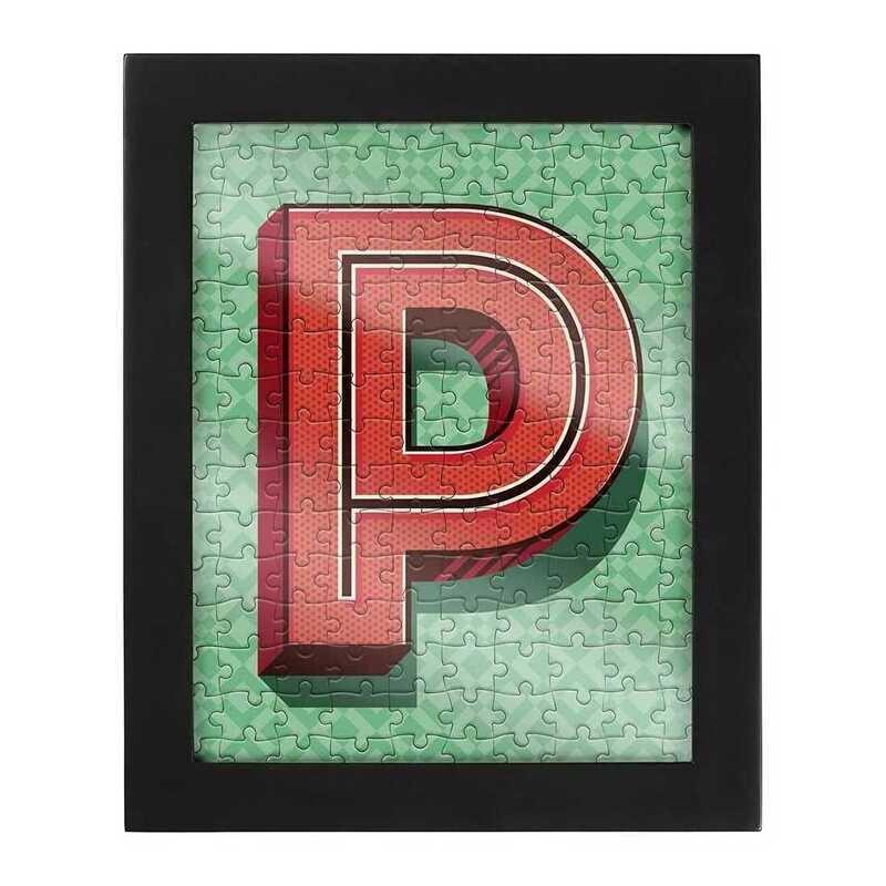 Ridleys Alphabet Jigsaw Puzzle with Frame Letter P, , large image number 0