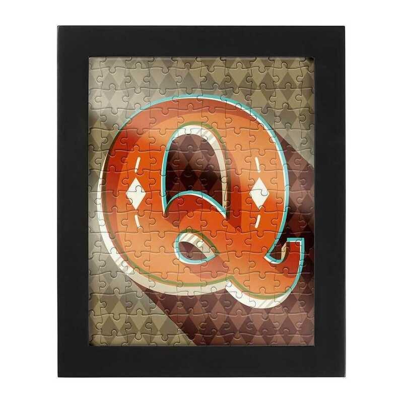 Ridleys Alphabet Jigsaw Puzzle with Frame Letter Q, , large image number 0