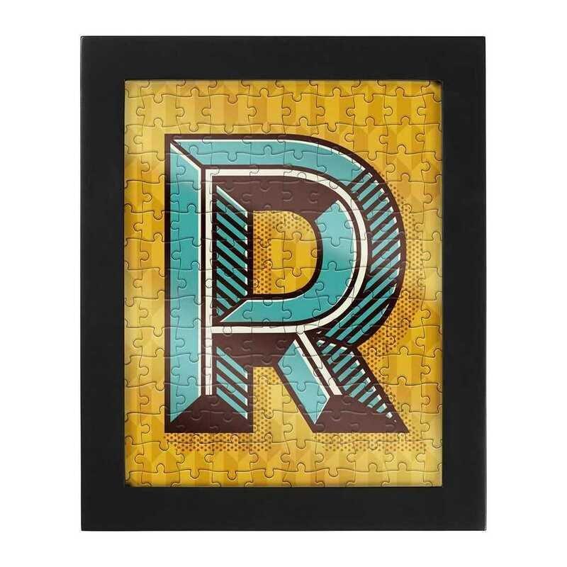 Ridleys Alphabet Jigsaw Puzzle with Frame Letter R, , large image number 0