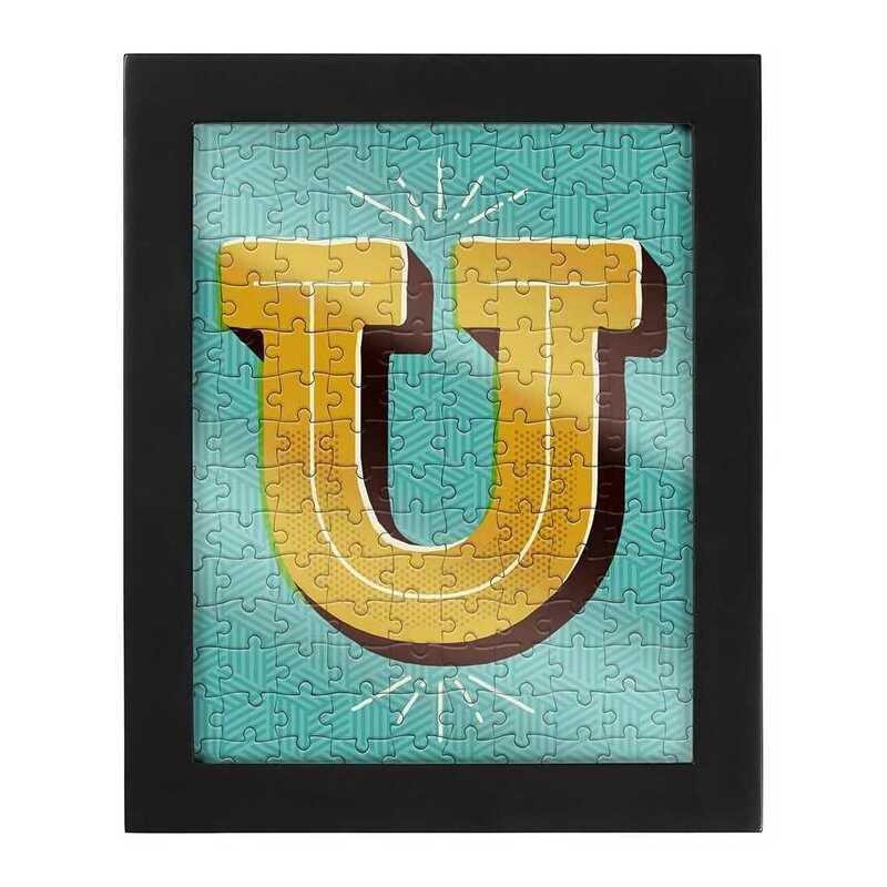 Ridleys Alphabet Jigsaw Puzzle with Frame Letter U, , large image number 0