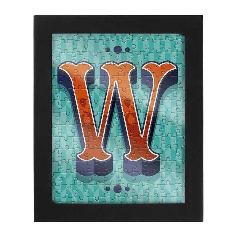 Ridleys Alphabet Jigsaw Puzzle with Frame Letter W, , large image number 0