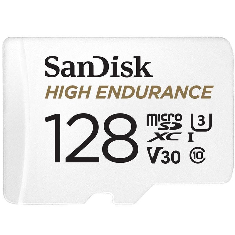 Sandisk High Endurance 128GB microSDXC Card with Adapter, , large image number 0