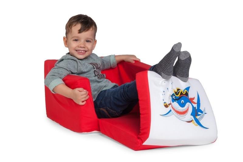 Delsit Single Sofa Super Hero Red, , large image number 1