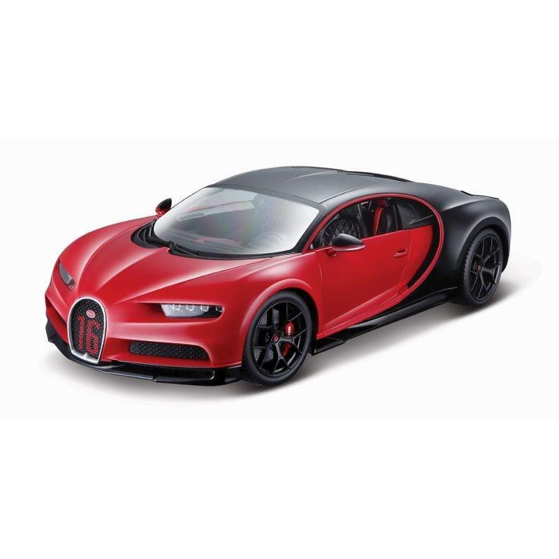Burago Bugatti Chiron Sport Red/Black 1.18 Scale Model Car, , large image number 0