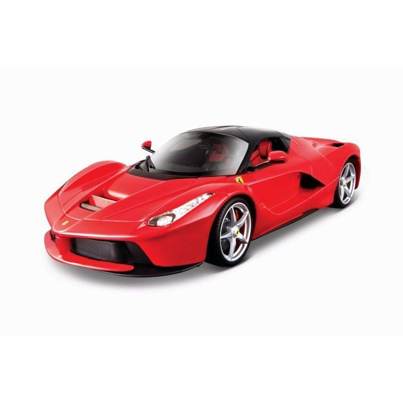 BBurago Ferrari La Ferrari Red/Black Top 1.18 Scale Model Car, , medium