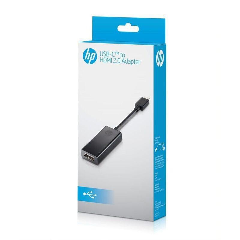 HP Pavilion USB Type-C To HDMI Adapter - Black, , large image number 1