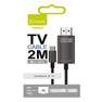 MUVIT - Muvit Type-C to HDMI Cable 2M Black