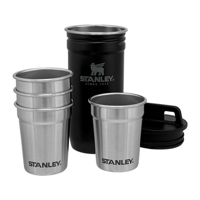 Stanley Adventure Nest Shot Glass Set Matt Black (4 x 59ml), , large image number 0