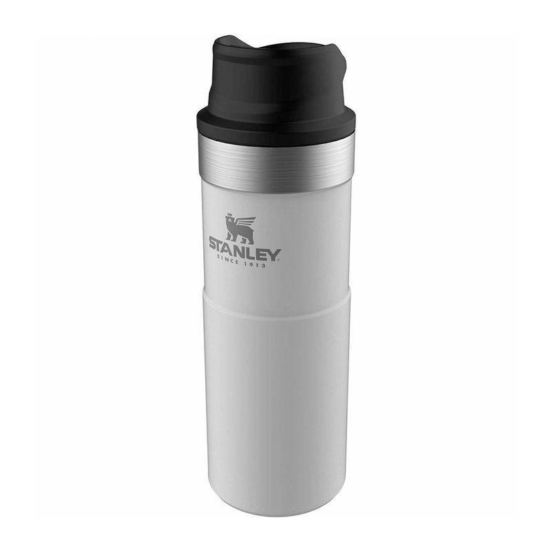 STANLEY Classic Trigger Action Travel Mug 16 oz 0.47L Thermos Polar White