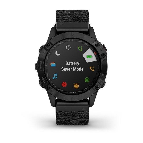 Garmin Fenix 6 Sapphire 47mm Black DLC with NTL Nylon Band Smartwatch, , large image number 3
