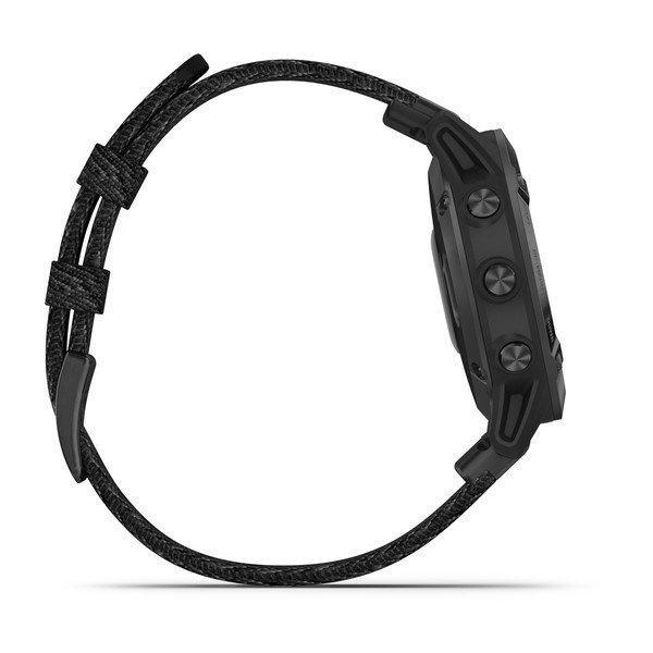 Garmin Fenix 6 Sapphire 47mm Black DLC with NTL Nylon Band Smartwatch, , large image number 5
