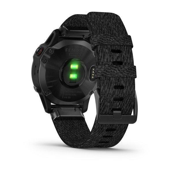 Garmin Fenix 6 Sapphire 47mm Black DLC with NTL Nylon Band Smartwatch, , large image number 6