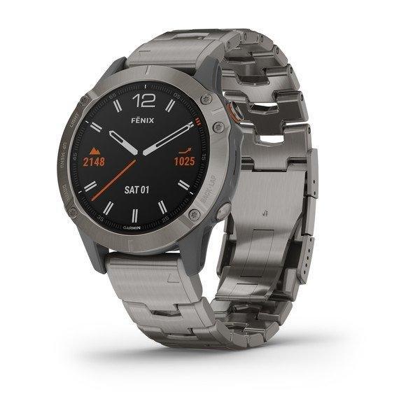 Garmin Fenix 6 Sapphire 47mm Titanium Grey with Titanium Band Smartwatch, , large image number 0