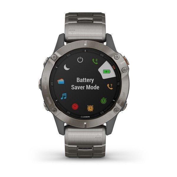 Garmin Fenix 6 Sapphire 47mm Titanium Grey with Titanium Band Smartwatch, , large image number 5