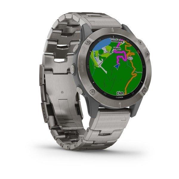 Garmin Fenix 6 Sapphire 47mm Titanium Grey with Titanium Band Smartwatch, , large image number 14