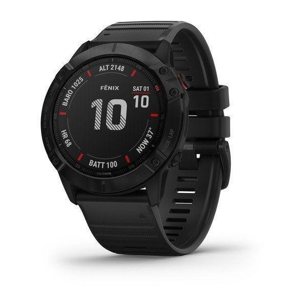 Garmin Fenix 6X Pro 51mm Black with Black Band Smartwatch, , large image number 0
