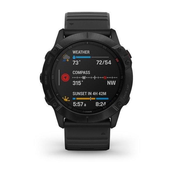 Garmin Fenix 6X Pro 51mm Black with Black Band Smartwatch, , large image number 1