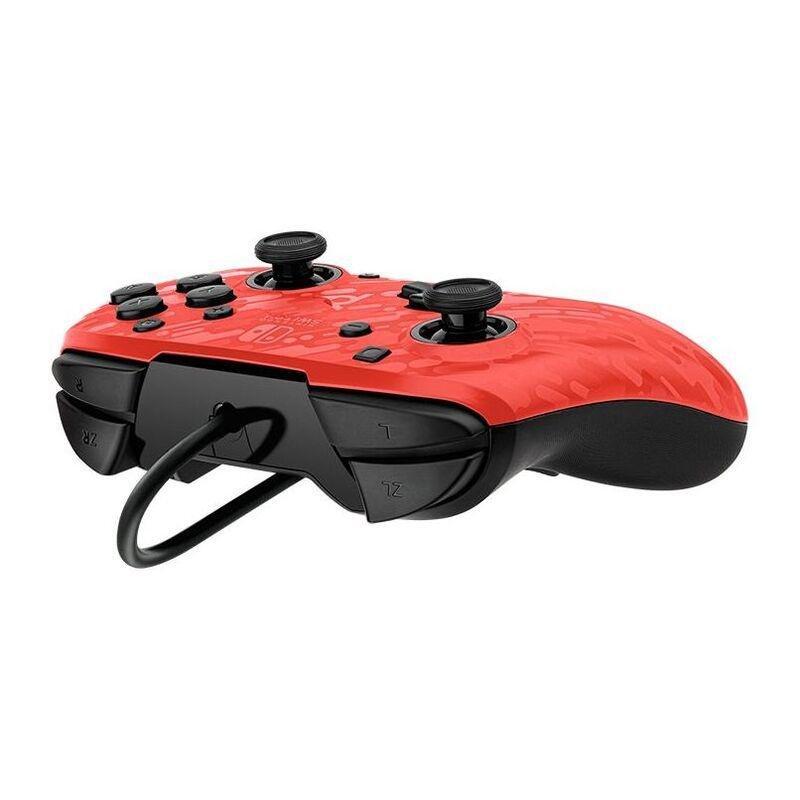 PDP Faceoff Deluxe+ Audio Wired Controller Red Camo for Nintendo Switch, , large image number 3