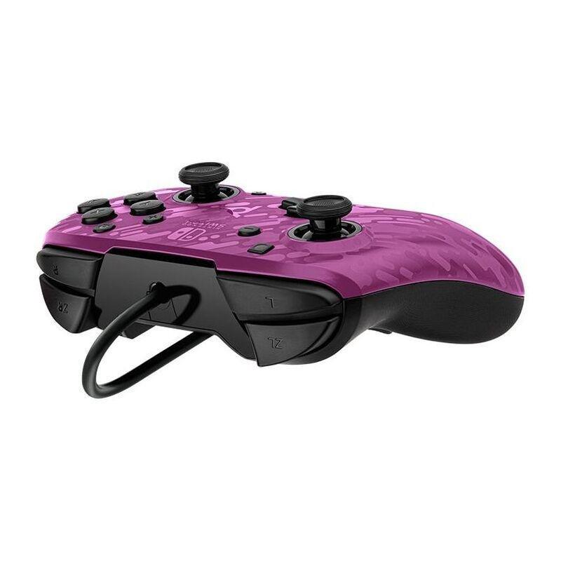 PDP Faceoff Deluxe+ Audio Wired Controller Purple Camo for Nintendo Switch, , large image number 6