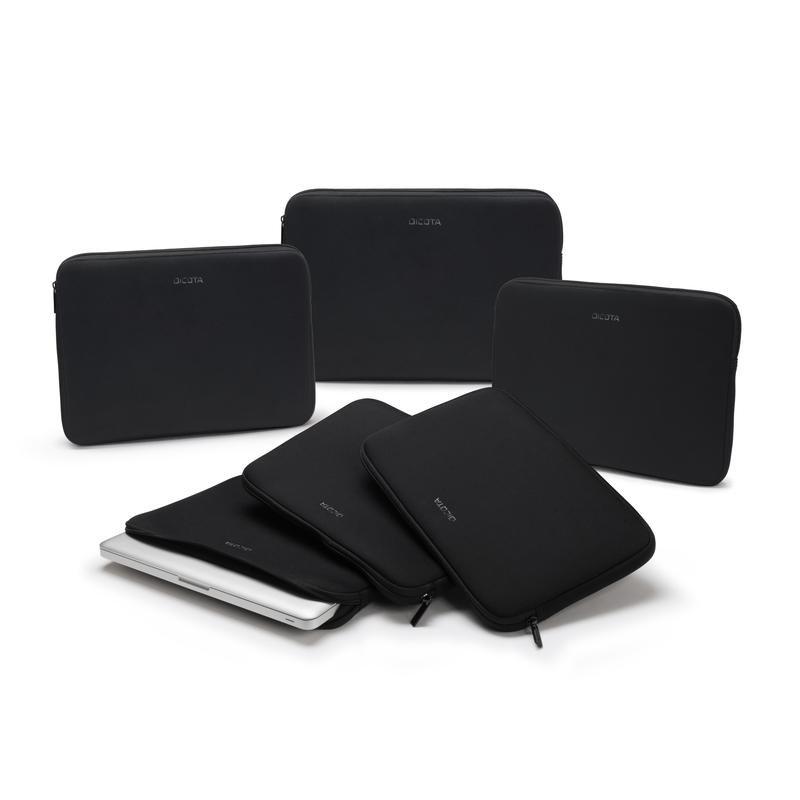 Dicota Perfect Skin 13-13.3 Black Laptop Sleeve, , large image number 1