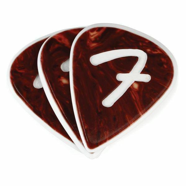 Fender F Grip Guitar Picks 351 Shell (3 Pack), , large image number 0