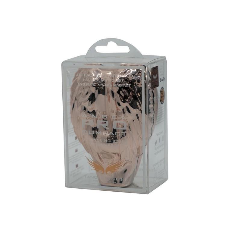Tangle Angel Compact Hair Brush Rose Gold with Mirror, , large image number 0