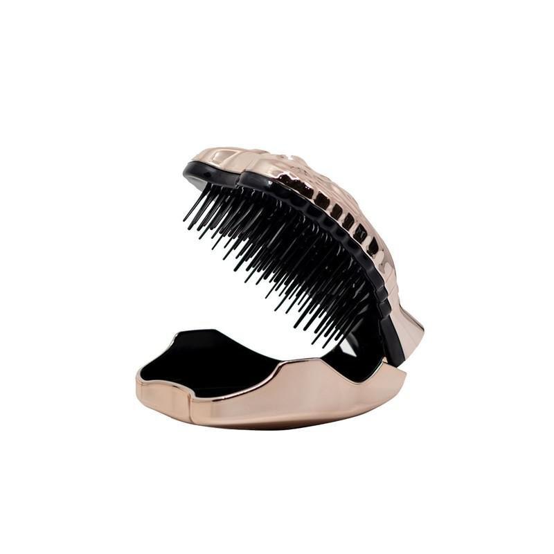 Tangle Angel Compact Hair Brush Rose Gold with Mirror, , large image number 1