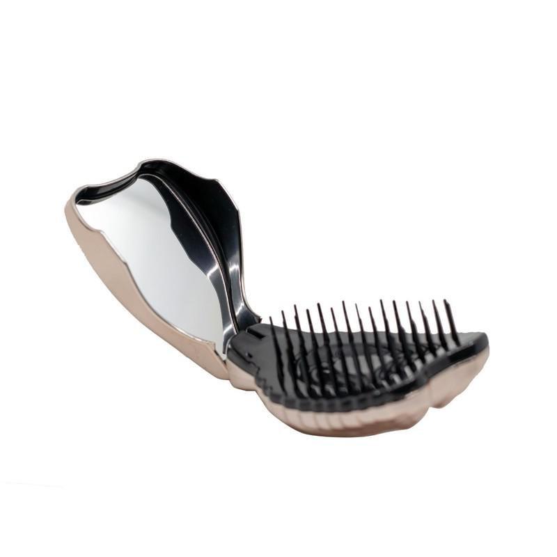 Tangle Angel Compact Hair Brush Rose Gold with Mirror, , large image number 2