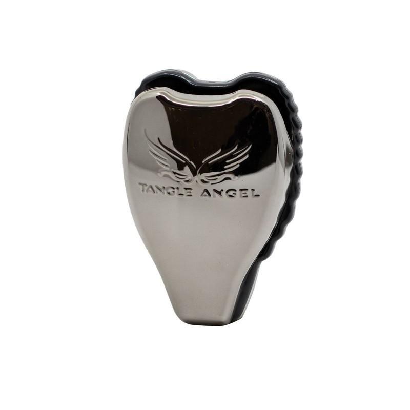 Tangle Angel Compact Hair Brush Titanium with Mirror, , large image number 0