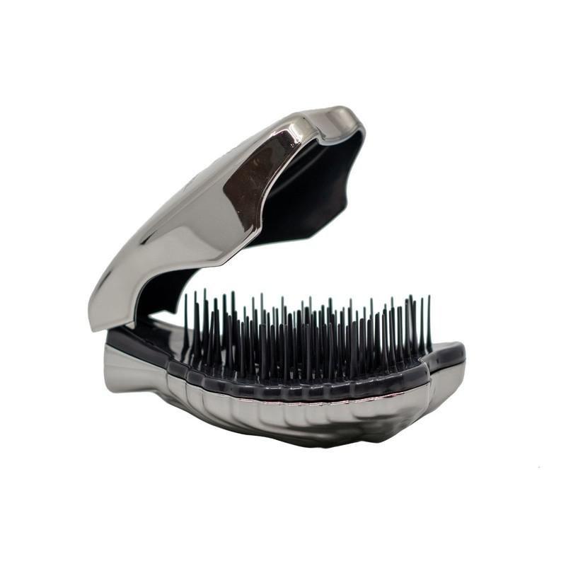 Tangle Angel Compact Hair Brush Titanium with Mirror, , large image number 2