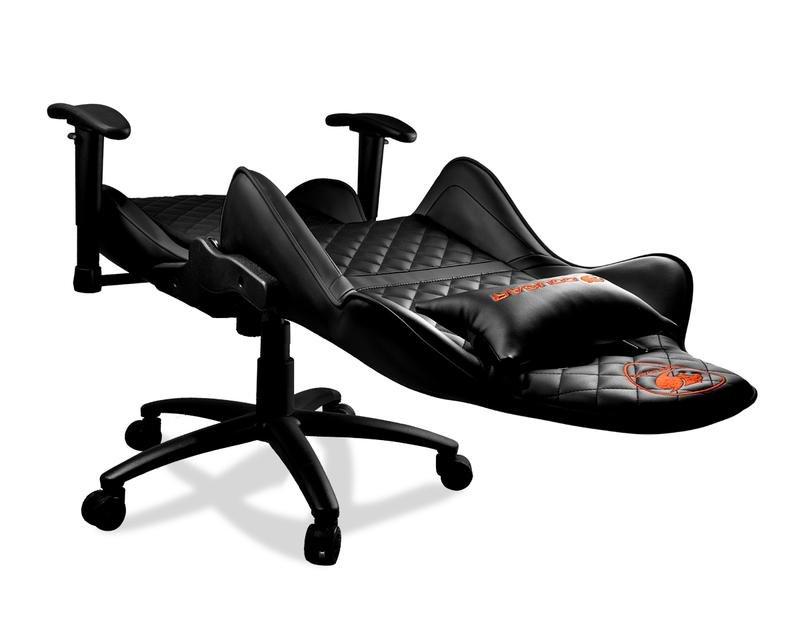 Cougar Armor One Adjustable Black/Orange Gaming Chair, , large image number 2