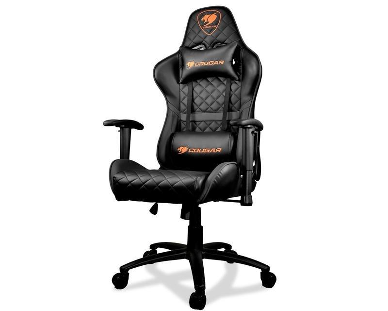Cougar Armor One Adjustable Black/Orange Gaming Chair, , large image number 3