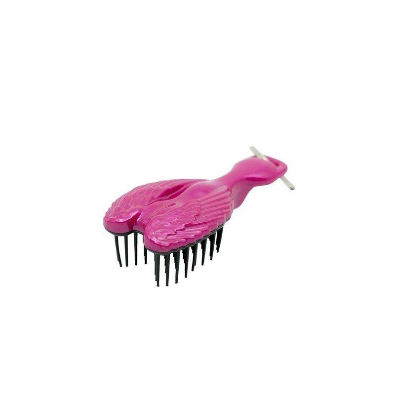 Tangle Angel Hair Brush Key Ring Fuschia, , large image number 2